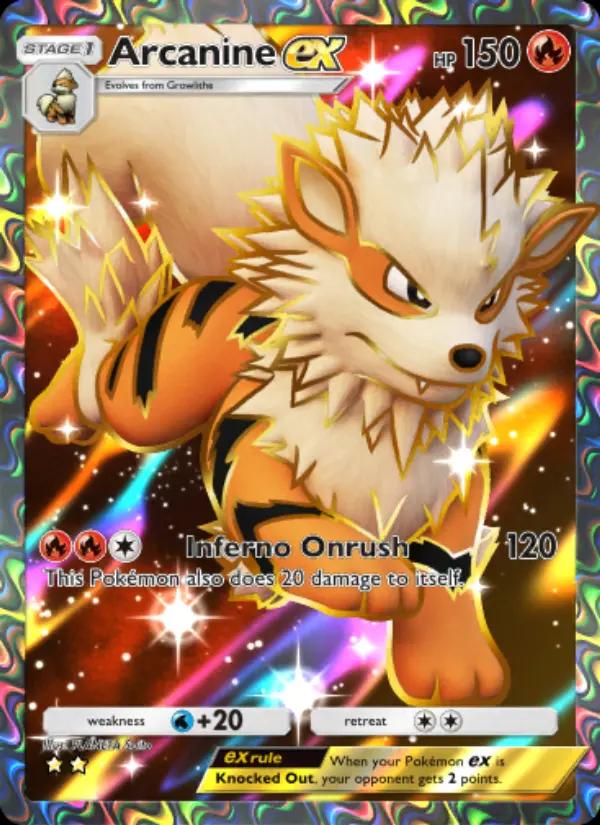 Arcanine ex (Front)