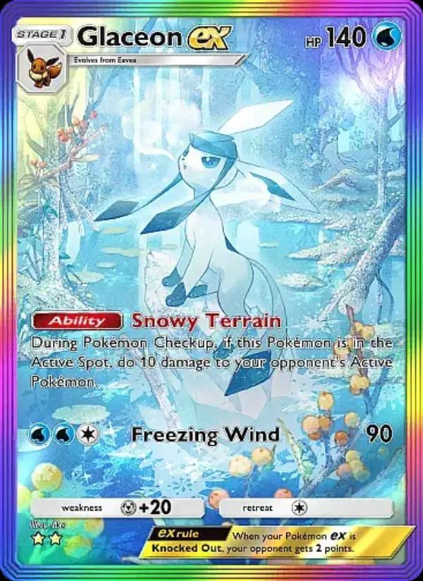 Glaceon ex (Front)