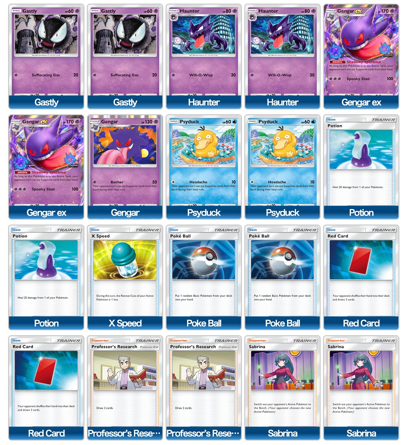 Mazo de Gengar ex: Guía Completa de Pokemon TCG Pocket (2024)