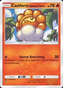 Castform Forma Sole