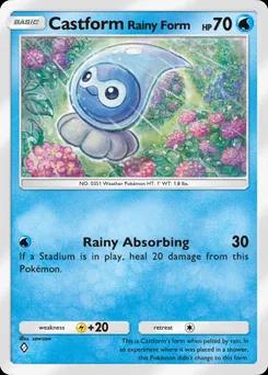 Castform Forma Pioggia
