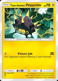 Team Rocket's Pincurchin B4a-024
