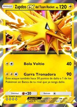 Zapdos ex del Team Rocket