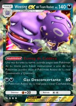 Weezing ex del Team Rocket
