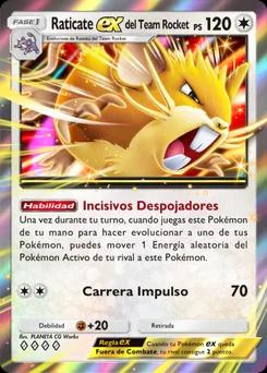 Raticate ex del Team Rocket