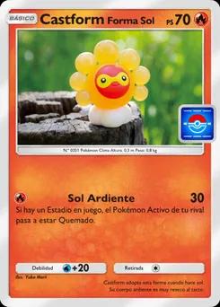 Castform Forma Sol