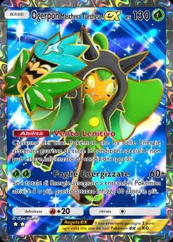 Maschera verde acqua Ogerpon ex B2-180