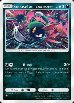 Sneasel del Team Rocket
