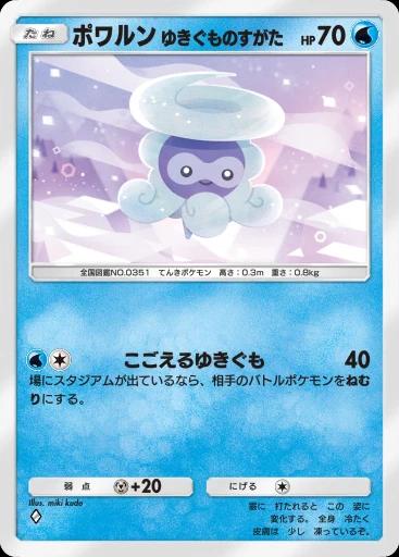 ポワルンゆきぐものすがた