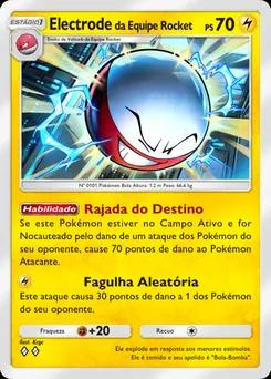 Electrode da Equipe Rocket