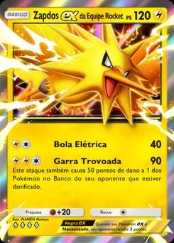 Zapdos ex da Equipe Rocket