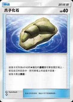 爪子化石