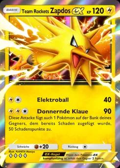 Team Rockets Zapdos-ex