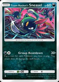 Team Rocket's Sneasel
