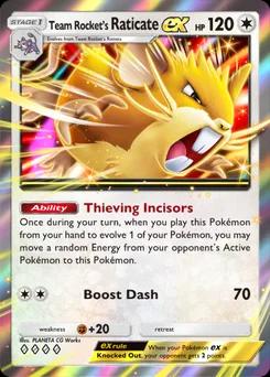Team Rocket's Raticate ex