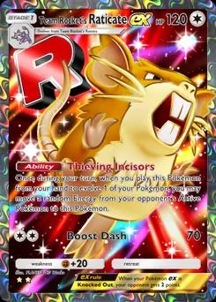 Team Rocket's Raticate ex