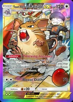 Team Rocket's Raticate ex