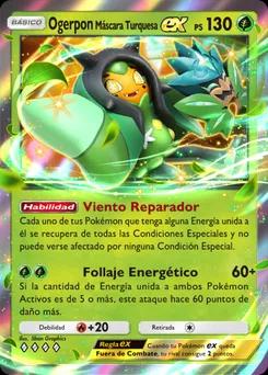 Máscara Verde Azulado Ogerpon ex
