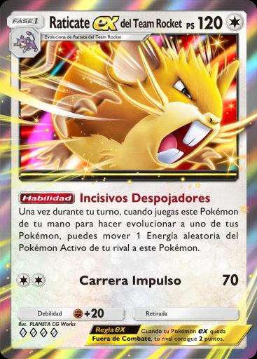 Raticate ex del Team Rocket