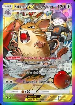 Raticate ex del Team Rocket