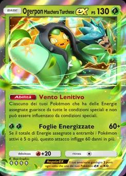 Maschera verde acqua Ogerpon ex