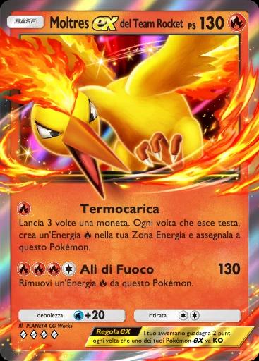 Moltres-ex del Team Rocket