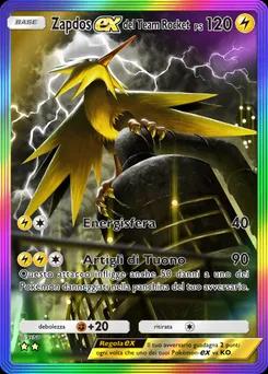 Zapdos-ex del Team Rocket