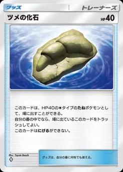 ツメの化石