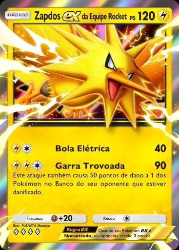Zapdos ex da Equipe Rocket