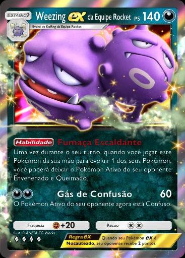 Weezing ex da Equipe Rocket